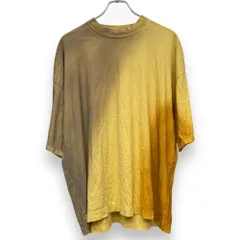 YOKE 23SS SPRAY PRINTED T-SHIRT YELLOW 半袖Tシャツ サイズ2 イエローのサムネイル