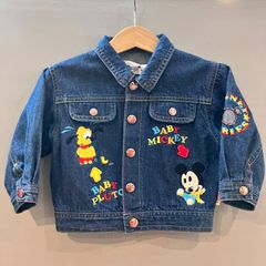 DISNEY BABIES ディズニー ベイビーズ デニムジャケット Gジャン ライトアウター baby ベビー キッズ サイズ 80cm