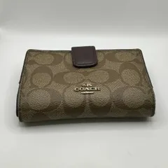 ◎【✨高級ブランド✨】coach　コーチ　シグネチャ―　財布　二つ折り　折りたたみ　レディース　女性　オシャレ　ハイブランド　アンティーク　ヴィンテージ　プレゼント　ギフト　おしゃれ　かわいい　コーチ　ロゴ　デザイン　柄　便利　普段使い