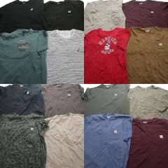 古着卸 まとめ売り ブランドMIX 半袖Tシャツ 16枚セット (メンズ 3XL /4XL ) ディッキーズ ノーティカ 中古 古着 MZ1249