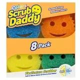 SCRUB DADDY スクラブ ダディ 食器用スポンジ 8個セット 皿洗い キッチン 台所  シンク 食器 スポンジ かわいい スマイル アメリカ