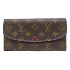 ルイ・ヴィトン LOUISVUITTON 長財布 ポルトフォイユ･エミリー M60697 モノグラム フューシャ
