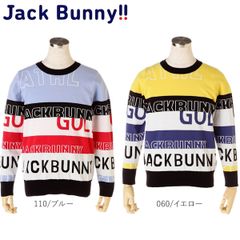 【大特価70%OFF】Jack Bunny!!（ジャックバニー） 袋ジャガード クルーネックニット プルオーバー 264-0170247