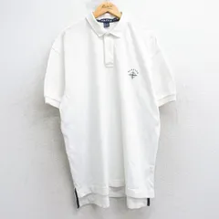 XL/古着 ノーティカ 半袖 ブランド ポロ シャツ メンズ 90s ワンポイントロゴ 鹿の子 大きいサイズ コットン 白 ホワイト 25jul30 中古 ト