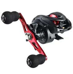 タコ釣り ベイトリール 右ハンドル 右巻き 18+1BB 7.2:1 ハイギア ブラック レッド バスフィッシング 船釣り 海釣り シーバス タコ イカ M250314-128