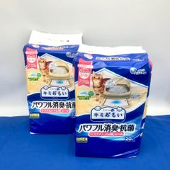 大特価【新品・未開封品】【2個】キミおもい パワフル消臭・抗菌 システム ネコ トイレ用 シート 3-4日用 (20枚入) ねこ  RT 0703ML024 0120240528104580