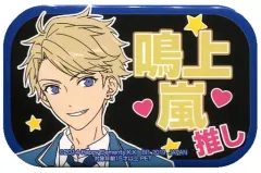 【中古】バッジ・ピンズ(キャラクター) 鳴上嵐 スクエア型推し缶バッジ～制服ver.～vol.1 「あんさんぶるスターズ!」