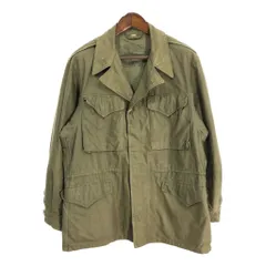 40年代 米軍実物 U.S.ARMY M-43 フィールドジャケット ヴィンテージ ミリタリー オリーブ (メンズ 40 L) 中古 古着 S5040