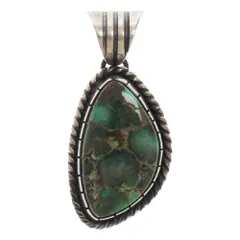 INDIAN JEWELRY (インディアンジュエリー) Kevin Ramone作 ケビンラモン ナバホ族 ターコイズ ペンダントトップ