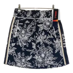 サイズ：0 PEARLY GATES パーリーゲイツ 055-2234930 スウェットスカート サイドライン 花柄 ネイビー系 [240101475274] ゴルフウェア レディース ストスト