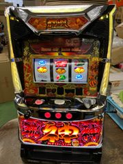 実機 税込 オレンジ Ｓ琉神ＲＺ－３０　スイカバージョン（パチスロ琉神ー30）◆コイン不要機付◆オプション多数有り