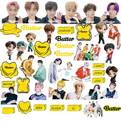【BTS 防弾少年団 ステッカー 50枚セット】KPOPファン必見！