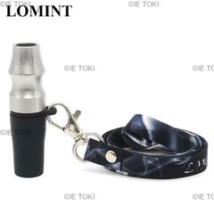 LOMINT 高品質ステンレス鋼アルミ合金水ギセルマウスピースシーシャ口のヒント円錐形シリコーン LM-M046