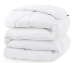 【在庫処分】- - 170x210cm シングル ふとん 抗菌防臭 快適な睡眠を提供する 超軽量 通気性 洗える 暖かい 高級掛け布団 2.1kg ホワイト 暖かけ布団 セミダブル 冬 掛け布団