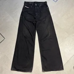 D-RISE Man: Oversized Regular Black/Dark grey Jeans | Diesel