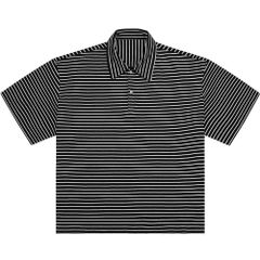 KAMIEN BLACK STRIPE POLO