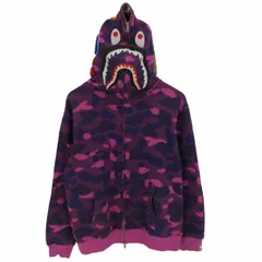 2026年最新】APE シャークパーカー パープルの人気アイテム - メルカリ