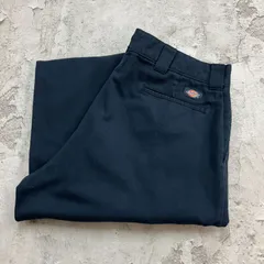 Dickies　ディッキーズ　ダブルニー　ワークパンツ　Loose Fit　ボトムス　古着　ネイビー　紺色　W40 L31