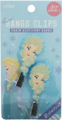 在庫限り アウトレットワンコイン企画 アナと雪の女王 前髪クリップ ヘアアクセ エルサ ディズニープリンセス