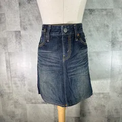 リーバイス LEVI’S ミニ丈 デニムスカート タイトスカート【XS】 ブルー フレア 色落ち加工 カジュアル シンプル