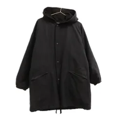 COMOLI (コモリ) 20AW コットンシルクフーデッドコート ネイビー S03-04003のサムネイル