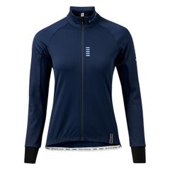 Size:S_Color:４ ダークネービー [パールイズミ] サイクルウェア サーモ ジャージ レディース ４ ダークネービー