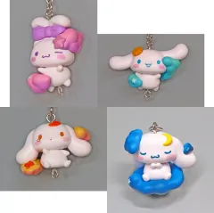 【中古】キーホルダー 全4種セット 「シナモロール そらいろエモーションチャーム」