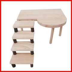 【クーポン有】ハムスター玩具 小動物用玩具 ハムスター ハムスター ハムスター 運動不足 ストレス解消 遊具 ナチュラルステップ 安全 木製 ペット 運動 ステージ はしご 木製踏み台 小型ペット おもちゃ 階段木 Botocoo