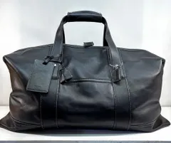 s25t-0389y【中古】COACH　コーチ　ボストンバッグ　ショルダーバッグ　バッグ　2WAY　レザー　メンズ　レディース　F05J03