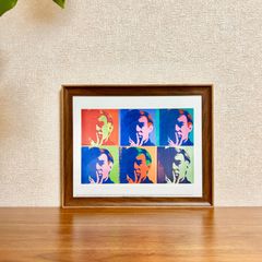限定マット額装品/ウォーホル/ジョーン・コリンズ 新品☆額縁付アートポスター(BRUCE MCGAW GRAPHICS)☆アンディ