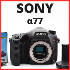 ★プロフェッショナルクオリティ✨初心者でも◎★ソニー α77 Amazon | SONY ミラーレス一眼 α77 ボディ SLT-A77V | デジタル