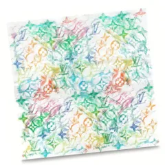 ルイヴィトン　MP2887-3 バンダナ　スカーフハンカチ モノグラム パステル