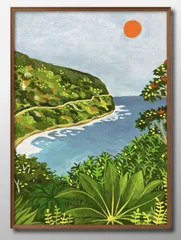 驚きの価格 油彩原画 HawaiianArt ハワイアンアート「TropicalWave 