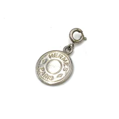 HERMES シルバー セリエ　コインチャーム 箱付き　美品 HERMES シルバー セリエ コインチャーム 箱付き 美品 HERMES