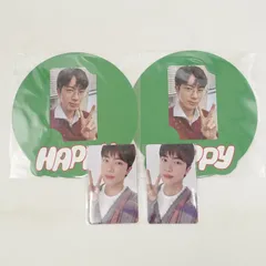 BTS ジン HAPPY  JPFC 限定 購入 特典 未開封 スタンドフレーム付き ホログラム トレカ フォト カード JIN 2種 防弾少年団 バンタン