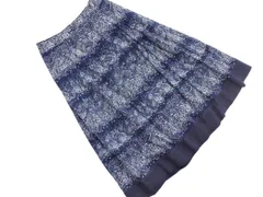 新品タグ付き　ロイスクレヨン フレアスカート ロイスクレヨン ダークネイビーフレアスカート ウエストベルト