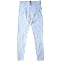 アディダス(adidas) テックフィット ロングタイツ エアロレディ EVL47-HP0577 ホワイト Lサイズ