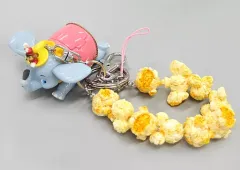 【中古】雑貨 ダンボ＆ポップコーン キーチェーンストラップ 「ディズニー」 東京ディズニーリゾート限定