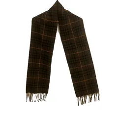 ○BURBERRY LONDON マフラー カシミヤ混 長さ173 ホースロゴ 【公式通販】