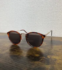 【美品】MOUSSY マウジー サングラス メタルコンビ ボストン