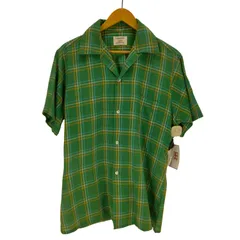 アロー ARROW 60S USA製 オープンカラーチェックシャツ メンズ import：M 