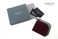 【12月末限定セール】新品｜未使用｜シンプソン｜SIMPSON｜L字ジップ財布｜BO