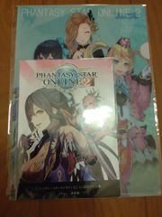 PSO2 A4クリアファイル＆ミニブック Eセット2種