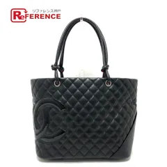 CHANEL(シャネル) トートバッグ カンボンラインラージトート 黒 CHANEL シャネル カンボンラインラージ トートバッグ ブラック