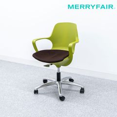【中古品】MERRYFAIR メリーフェア POGO ポゴ オフィス アーム キャスター チェア 昇降 回転機能 定価4万【4】