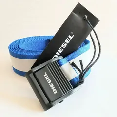 新品タグ付き DIESEL ディーゼル 男女兼用無段階調節スライドバックルベルト