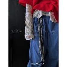 【全新未使用】 ハンドメイド 編み込み 多機能ベルト ネックレス バッグチェーン 携帯ストラップ 民族風 レトロ ストリートファッションwhh0830biling04