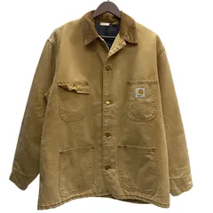 carhartt カーハート ベージュ チョアコート メキシコ s 90's Carhartt カーハート チョアコート フェード ベージュ(サイズ