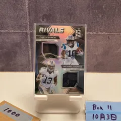 2017 Panini Spectra Michael Thomas Curtis Samuel 056/199 NEW ORLEANS SAINTS CAROLINA PANTHERS Dual ジャージ RIVALS カード