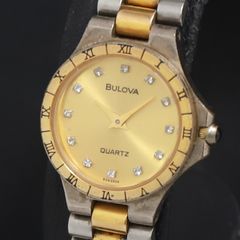 80s 高級 未使用 BULOVA ブローバ QUARTZ 純正ベルト 腕時計 - メルカリ